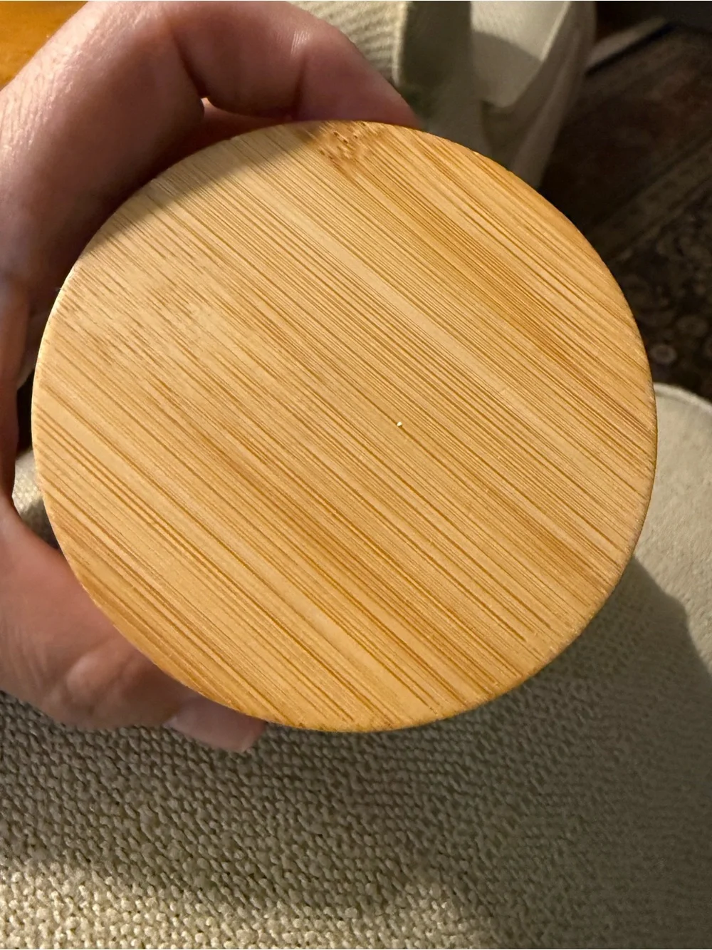 Rae Dunn Pepper cellar • woodgrain and magnetic lids